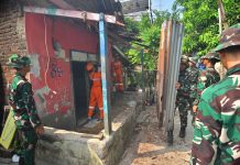 Pagi Itu di Lingkungan Serut Merak, Rumah Sandi Dibongkar Prajurit TNI