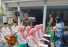 TMMD Ke-128, Koramil Ciwandan dan Disdukcapil Cilegon Beri Layanan Pembuatan Akta Lahir Gratis