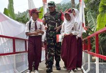 Akses Kampung Gerung-Babakan Anyer Makin Lancar, Kini Jembatan Sudah Dibangun Kodim Cilegon