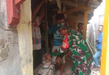 Rumah Warga Citangkil Dibedah Satgas TMMD Kodim Cilegon Jadi Layak Huni