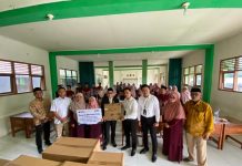 Komit Jalankan TJSL, BRI Cabang Cilegon Saluran Alat Marching Band ke SMA Al-Khairiyah 1
