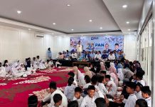 Peringat HUT Ke 28, DPD PAN Cilegon Beri Santunan Ratusan Anak Yatim